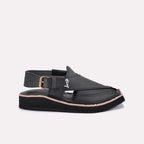 Black Kaptan Peshawari Sandal 0140171