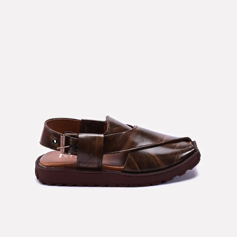 Brown Baba Peshawari Chappal