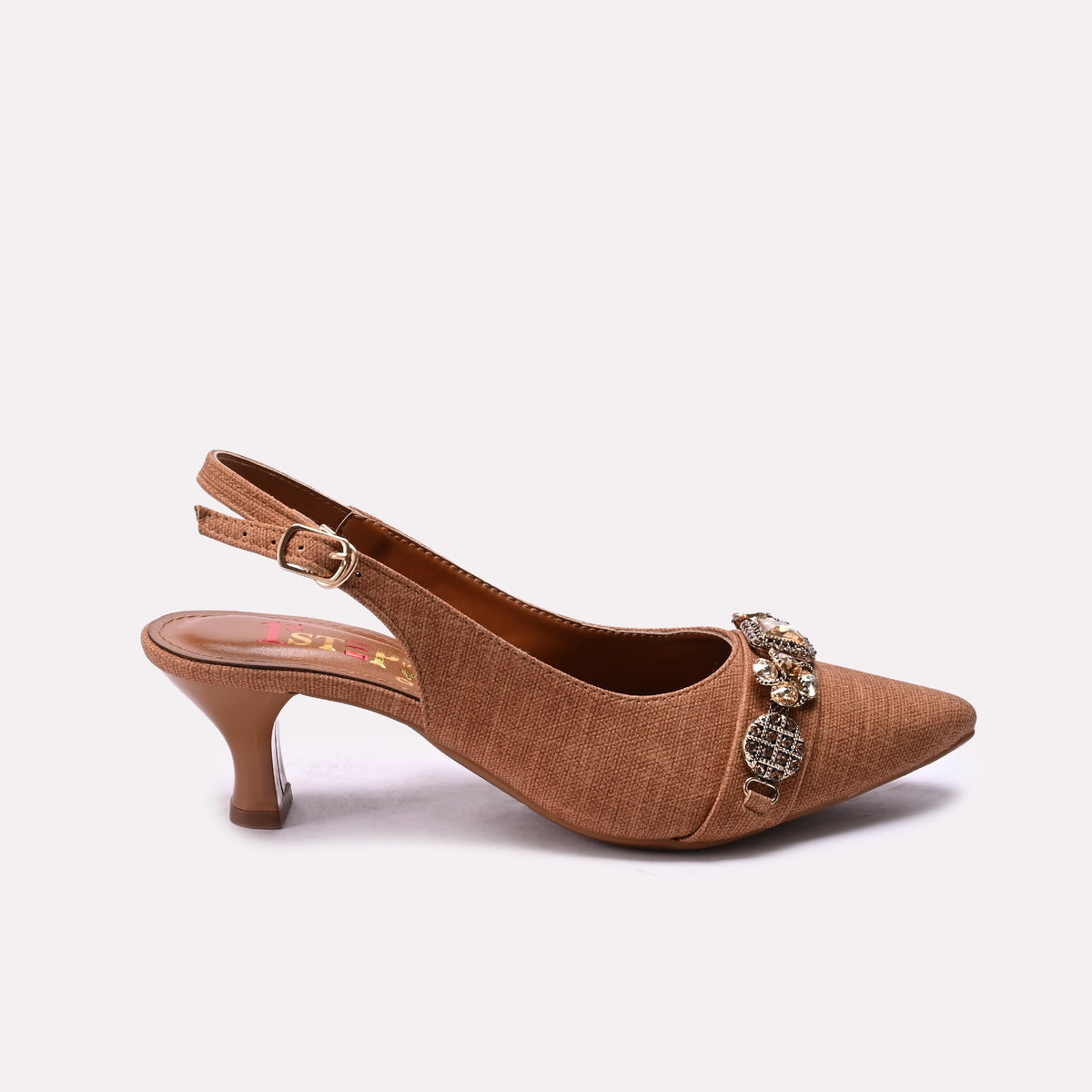 Fancy Court Shoes Mustard 0450238