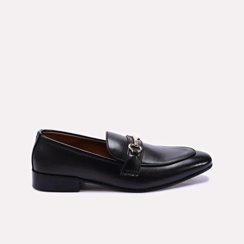 Black Horsebit Dress Shoes 0111347