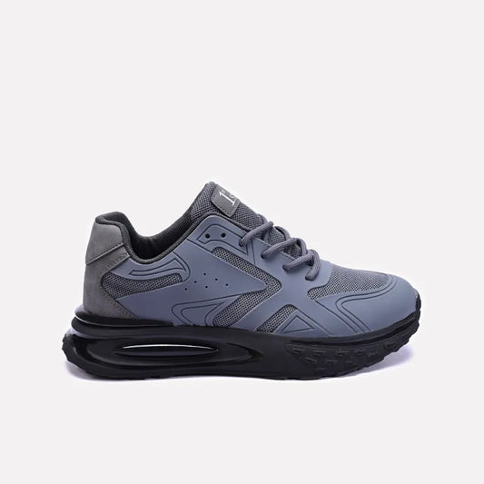 Gray Lace Up Sneakers 0120579