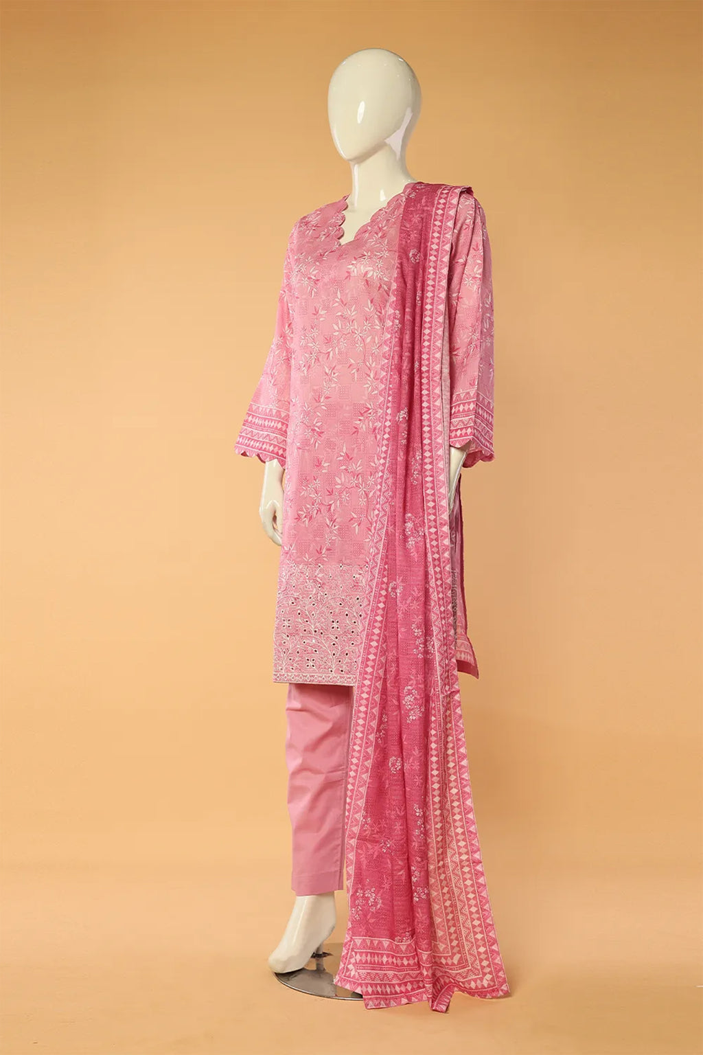 Blush 3 Pc Printed Lawn Suit 15D0098