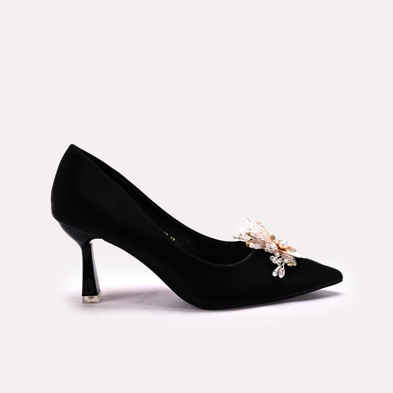 Fancy Court Shoes Black 0450159