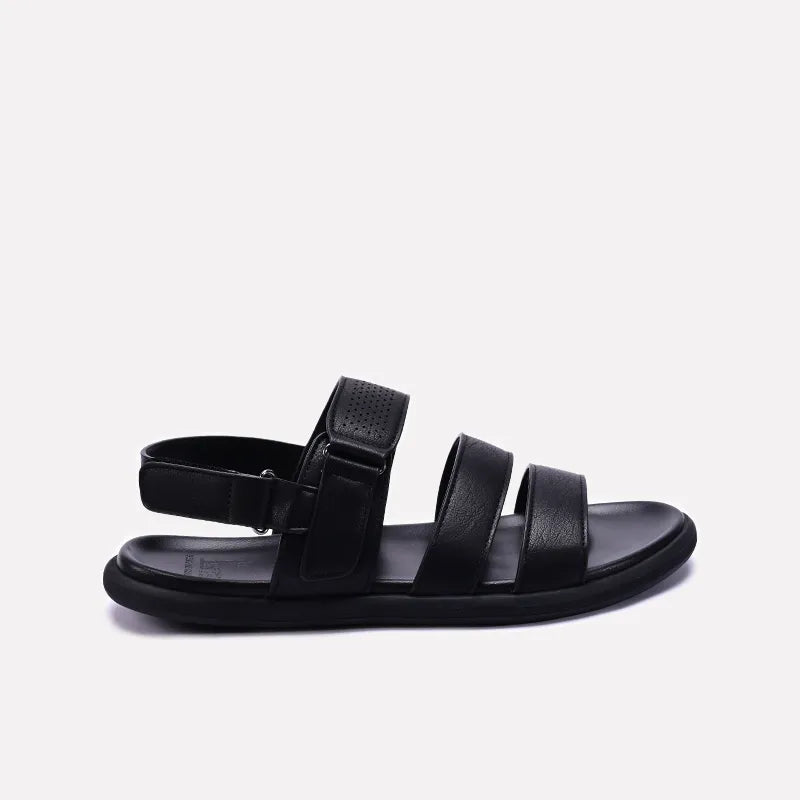 Black Casual Sandals For Men 0141229