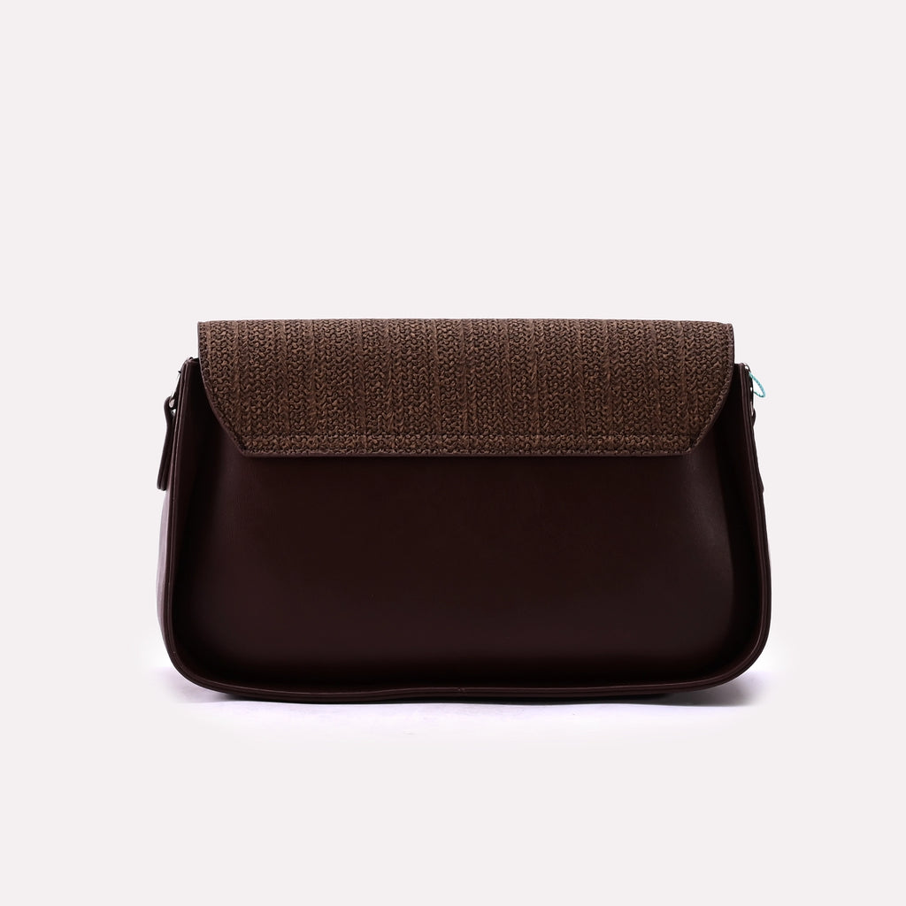 Casual Hand Bags Brown 0322186