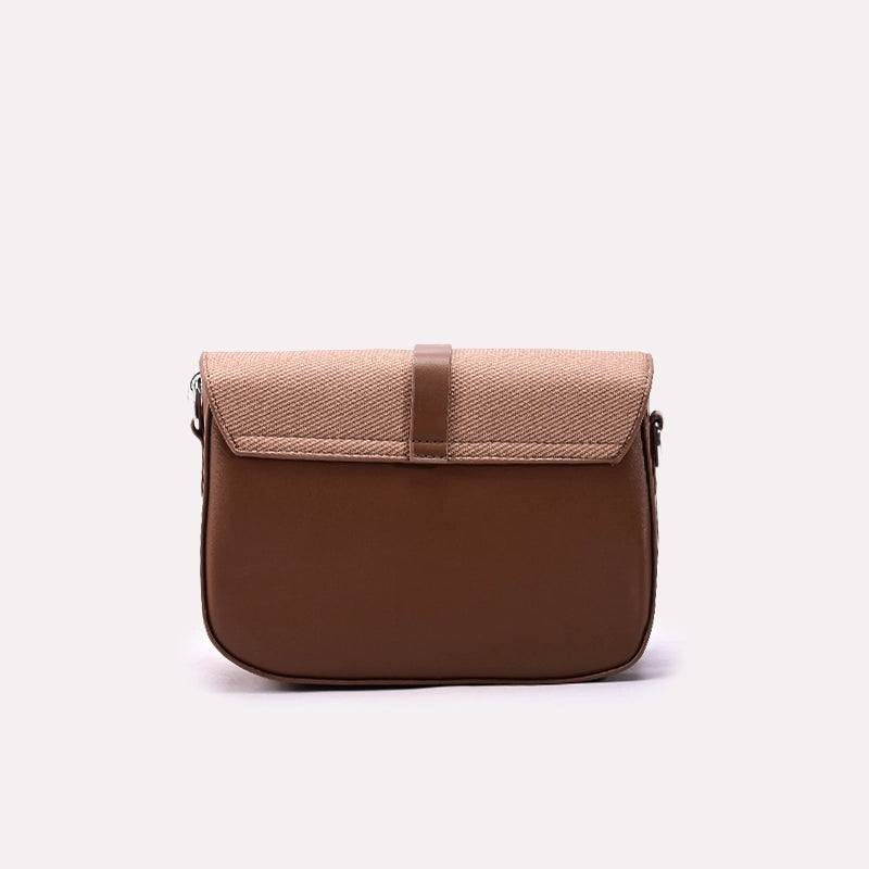 Casual Hand Bags Brown 0322039