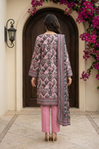 Orlina Pattern – 3 Piece Stitched Viscose Linen Suit 1512309