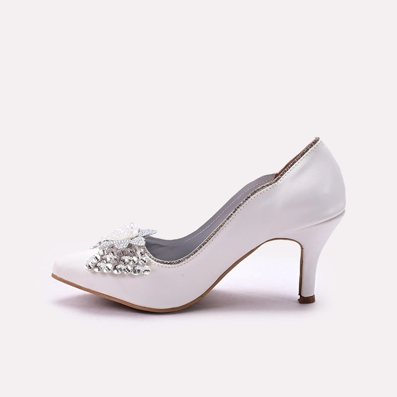 Bridal Court Shoes White 0450067