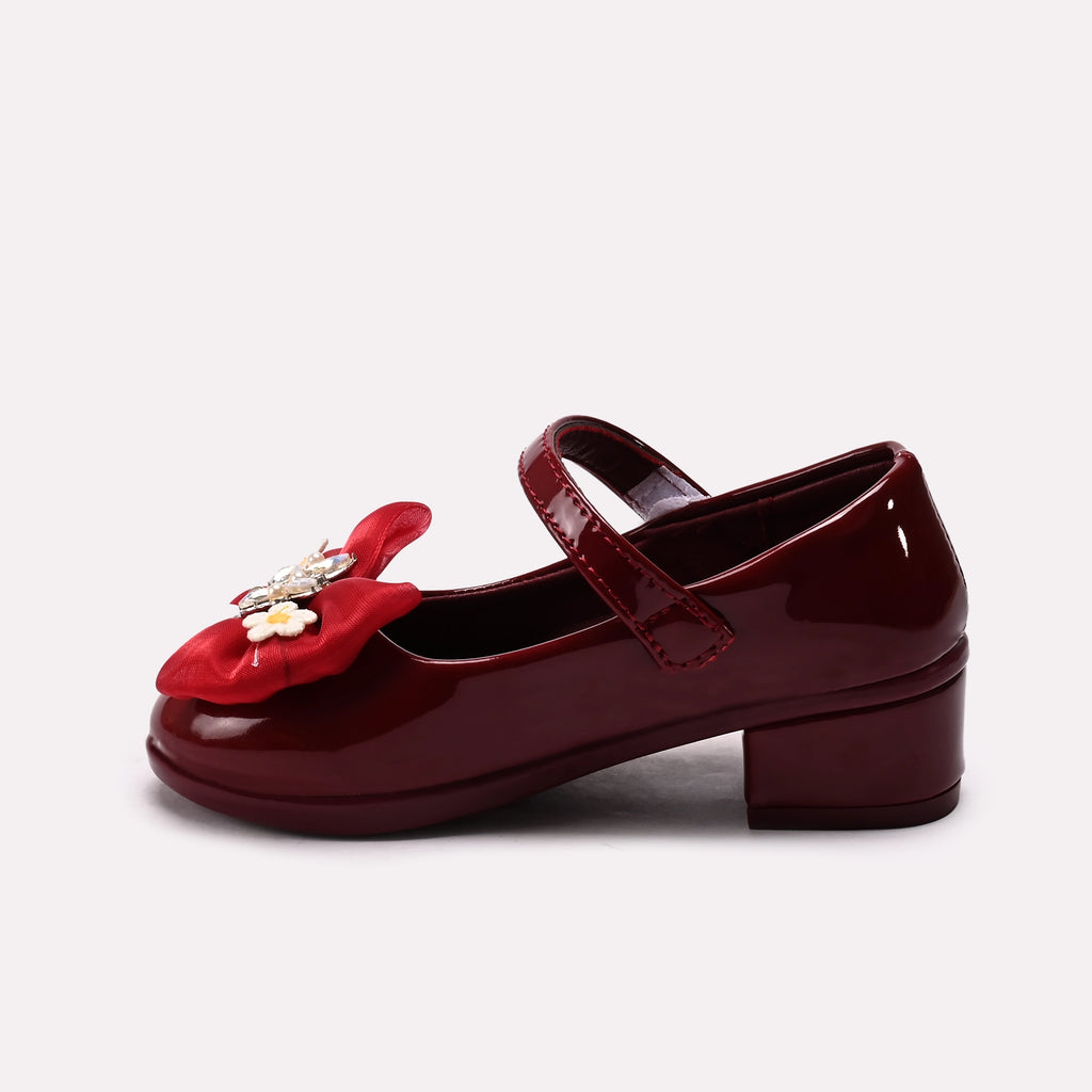 Girl Fancy Pumps Red 0710725