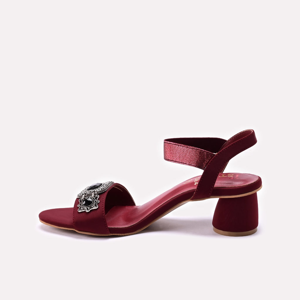 Fancy Sandal Maroon 0421684