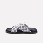 White Casual Criss Cross Slippers 0151124