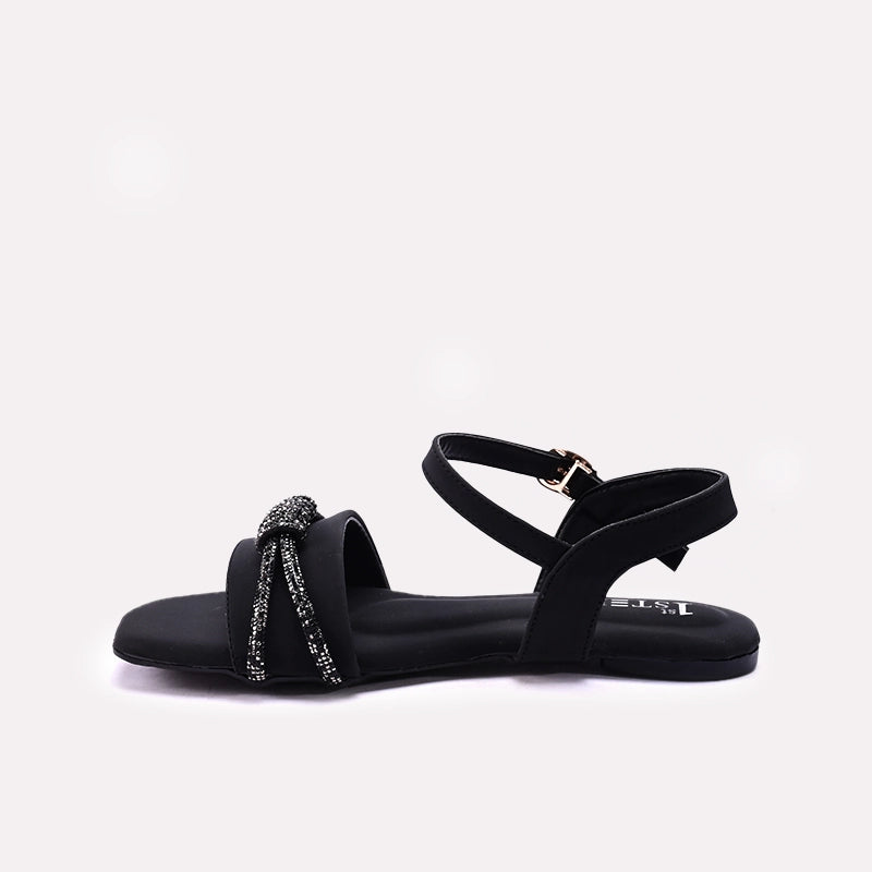 Black Fancy Sandals 0421399
