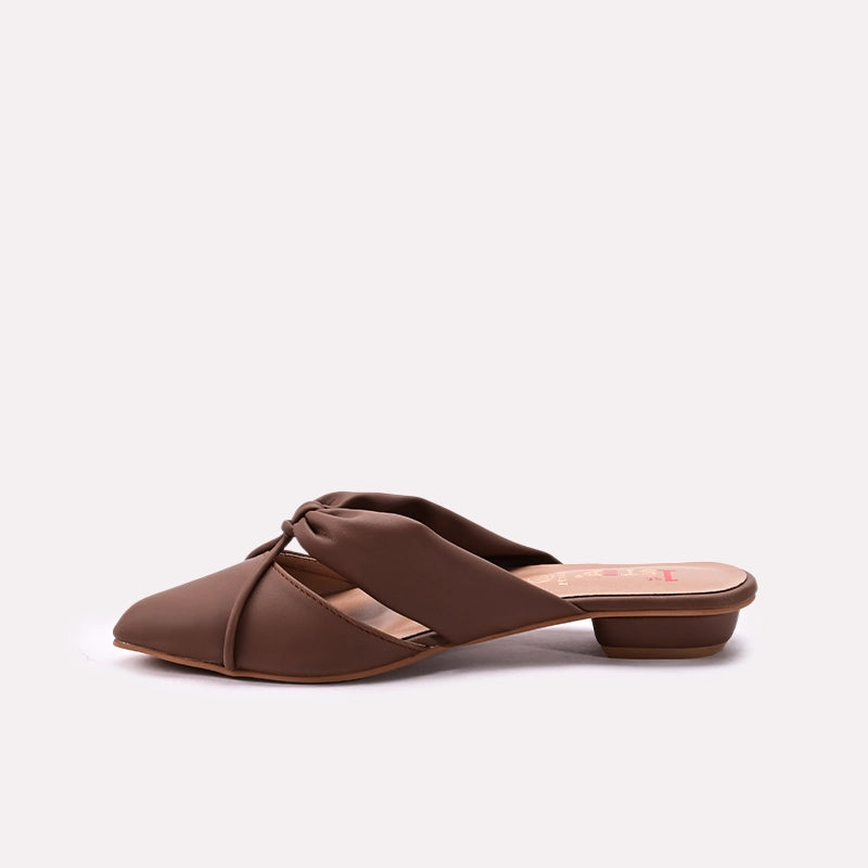 Brown Casual Mules 0431437