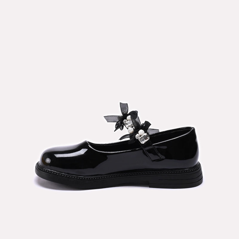 Girl Fancy Pumps Black 0710698