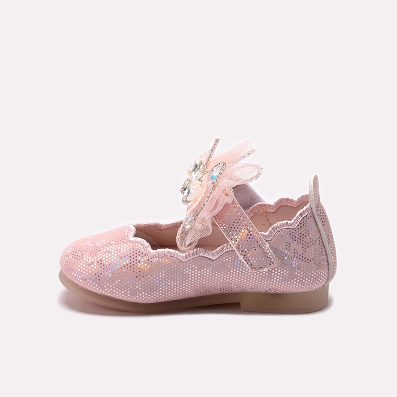 Girl Fancy Pumps Pink 0710738