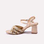 Fancy Sandal Golden 0421658