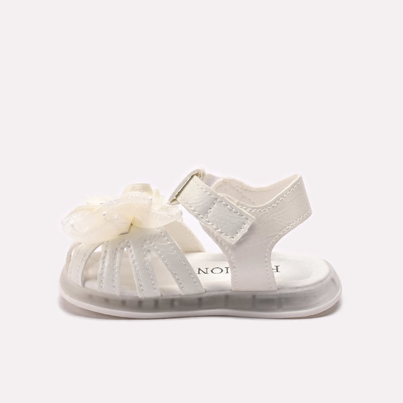 Girl Fancy Sandal White 0721395