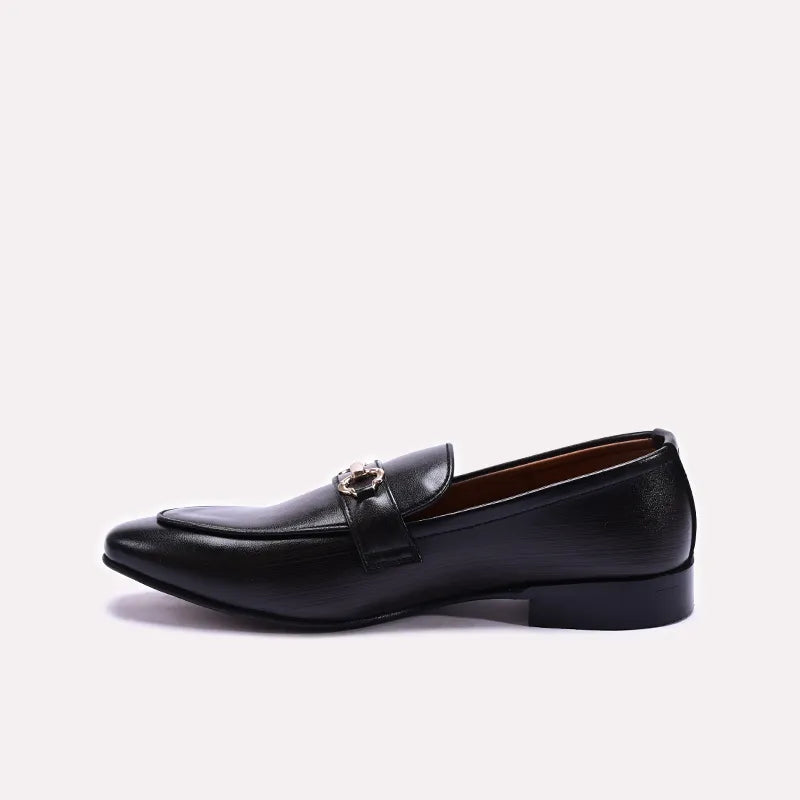 Black Horsebit Dress Shoes 0111347