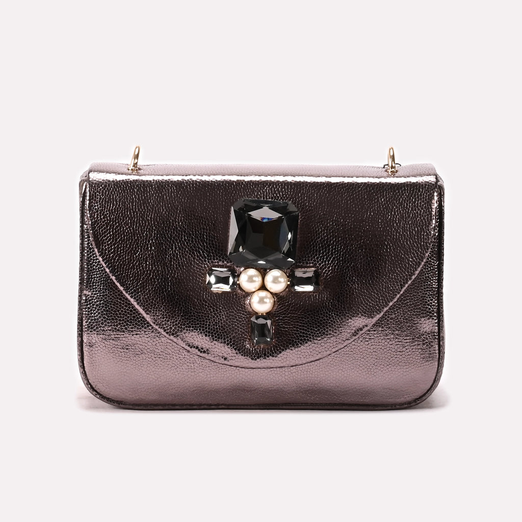 Hand bag Gray 0322339