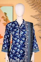 Nerissa Navy – 3 Piece Stitched Lawn Suit 15R1147