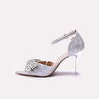 Bridal Court Shoes Silver 0450194