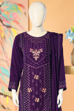 Plumora - 3 Piece Stitched Lawn Suit 15E1003