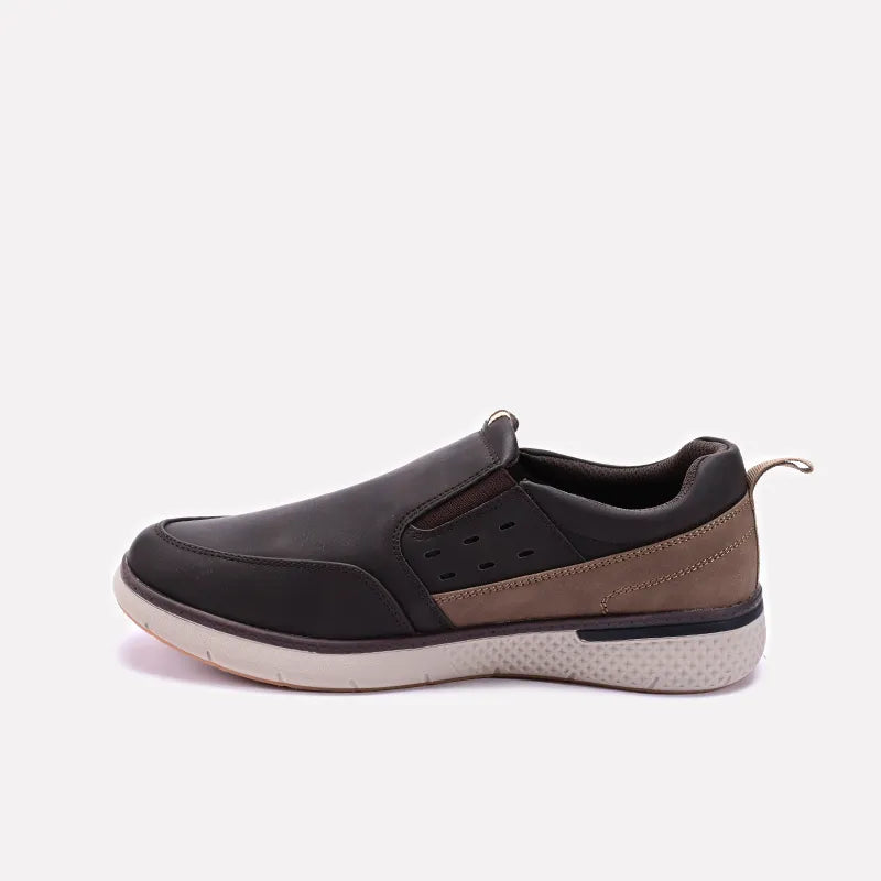 Brown Slip On Casual Sneakers 0120584