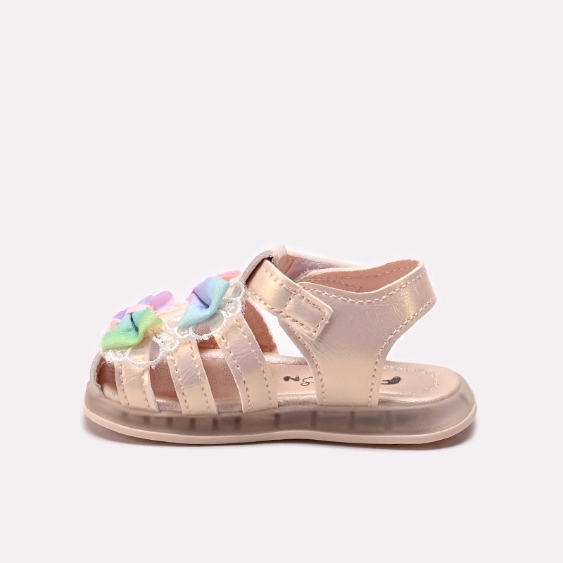 Girl Fancy Sandal Peach 0721390
