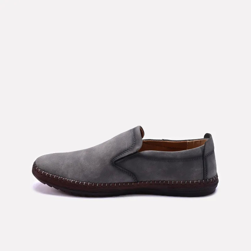 Gray Casual Shoes 0160511