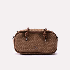 Casual Hand Bags Brown 0322187