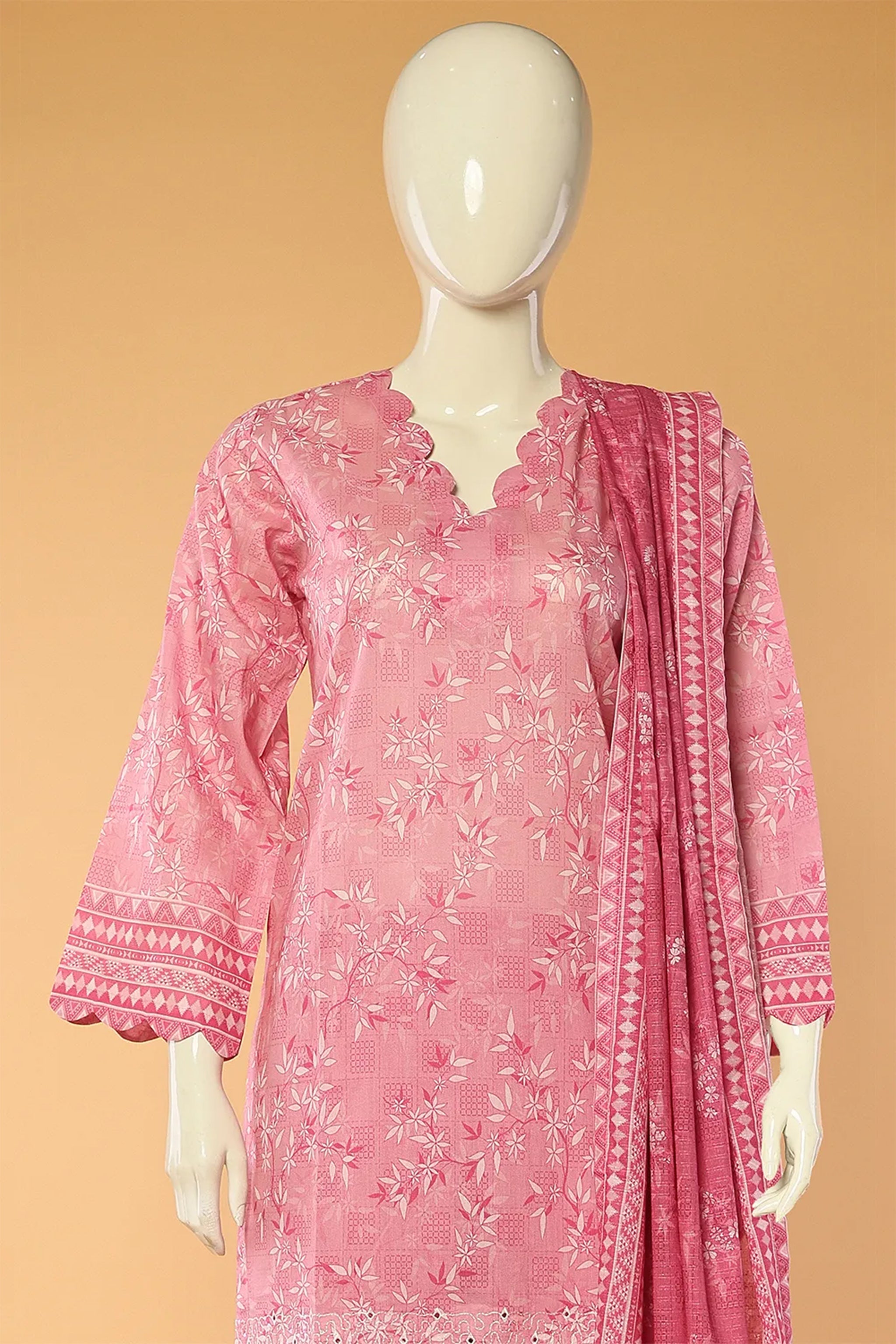 Blush 3 Pc Printed Lawn Suit 15D0098