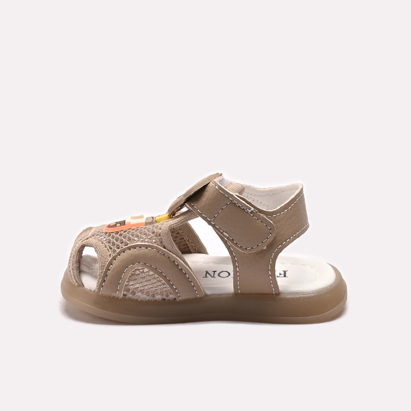 Boy Casual Sandal Fawn 0621367