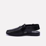 Black Textured Peshawari Kheri 0141107