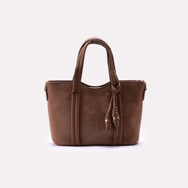 Casual Hand Bag Light Brown 0322265