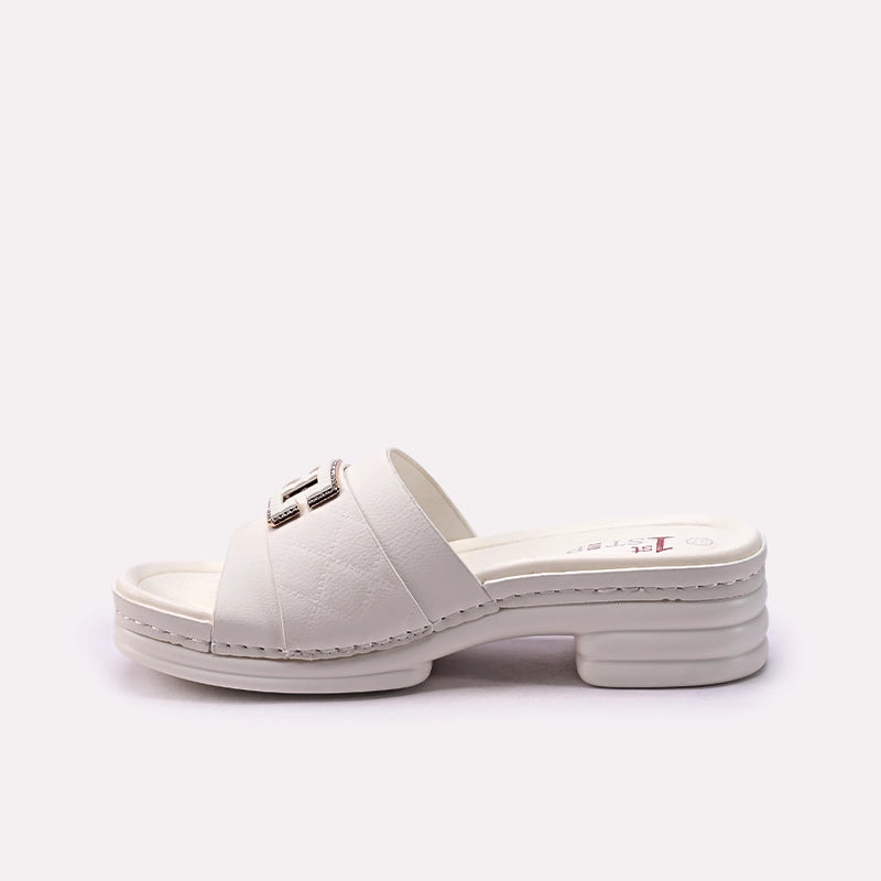 White Casual Slipper 0413372