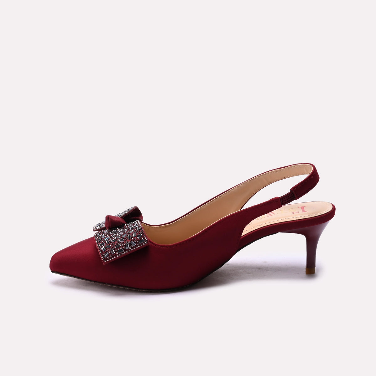 Fancy Court Shoes Maroon 0450219