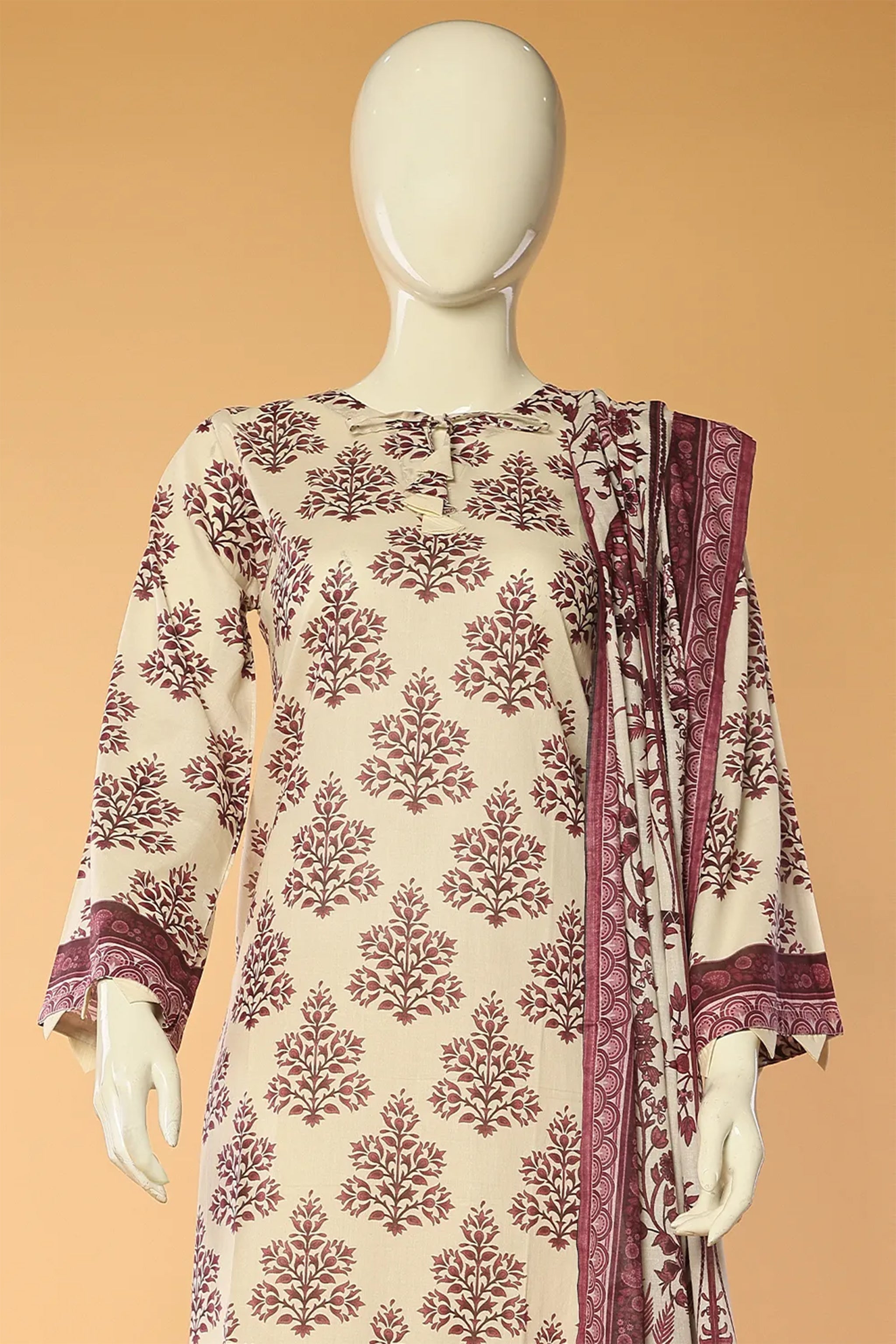 Arora Charm - 3 Piece Stitched Lawn Suit 15D0106