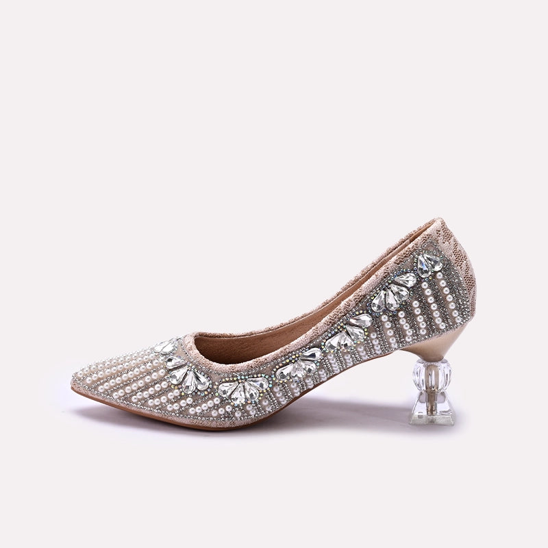 Bridal Court Shoes Golden 0450177