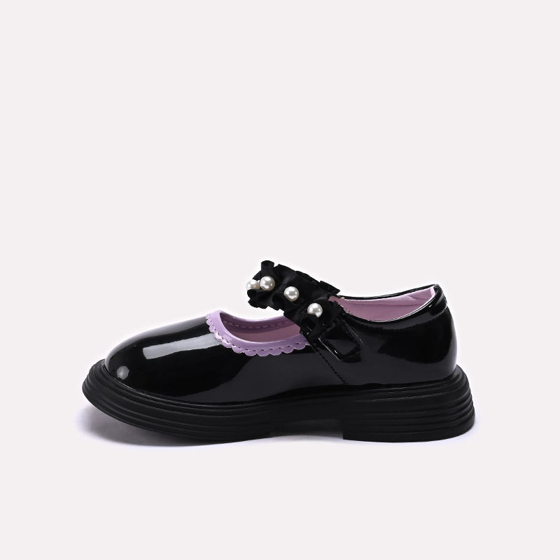 Girl Fancy Pumps Black 0710702