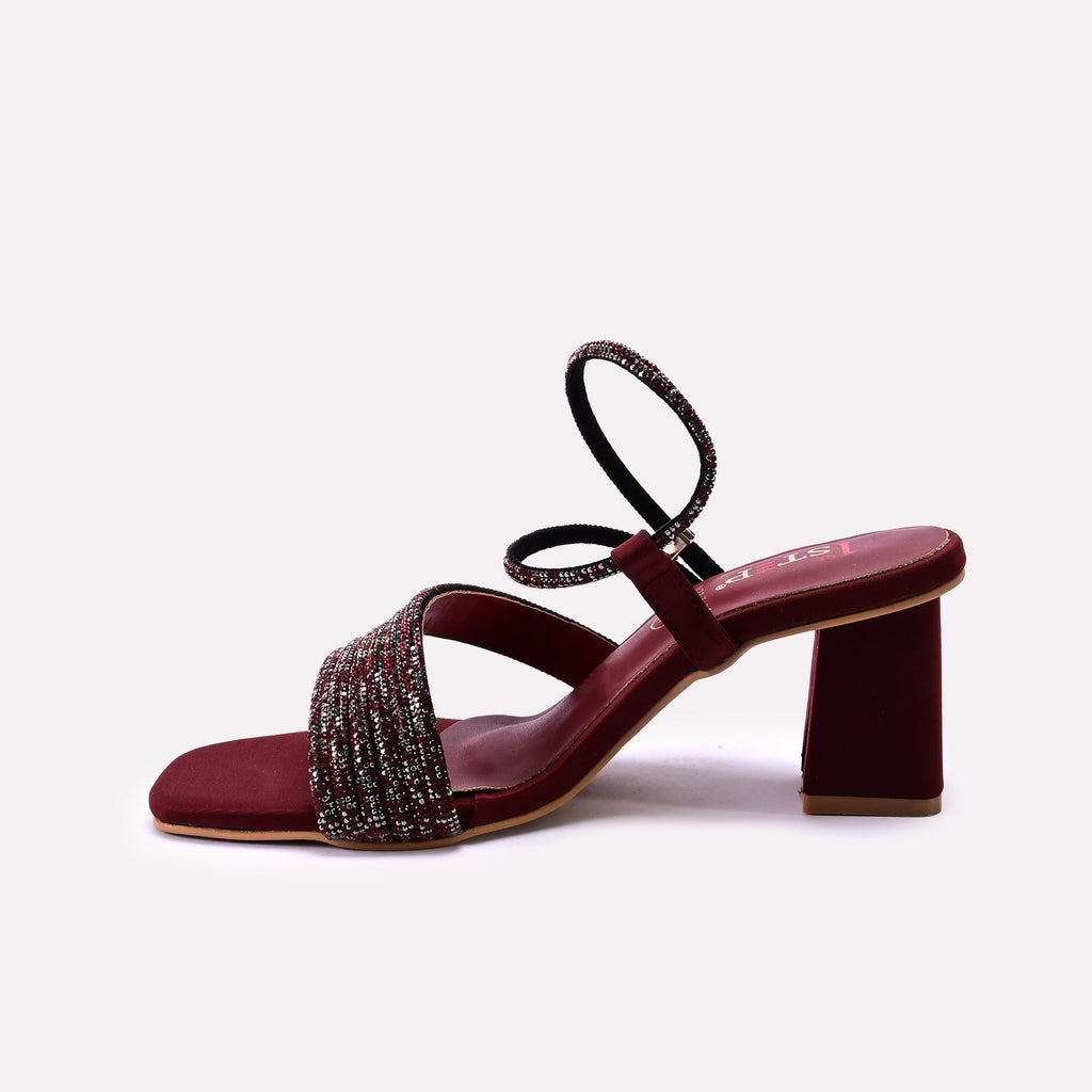 Fancy Sandal Maroon 0421721