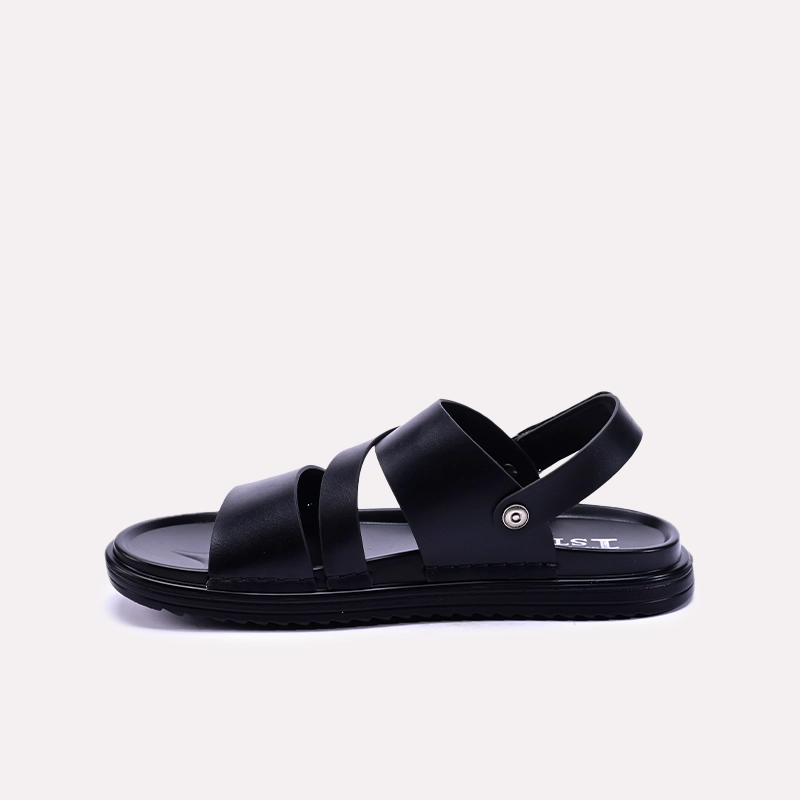 Black Casual Sandals For Men