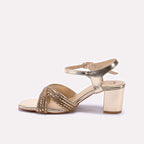 Fancy Sandal Golden 0421782