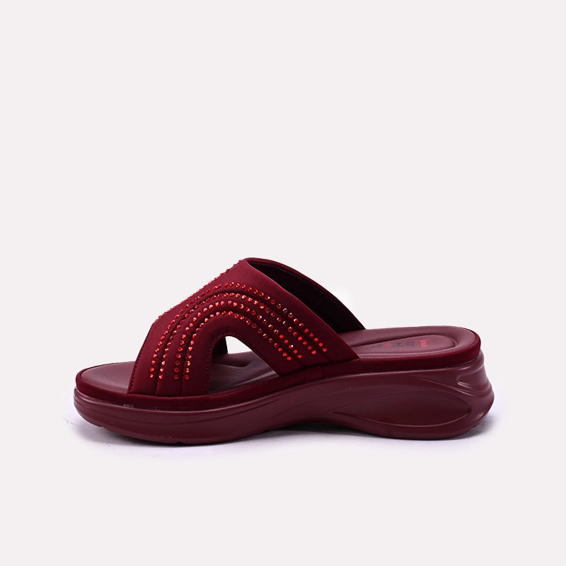 Casual Slipper Maroon 0413438