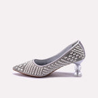 Bridal Court Shoes Silver 0450178