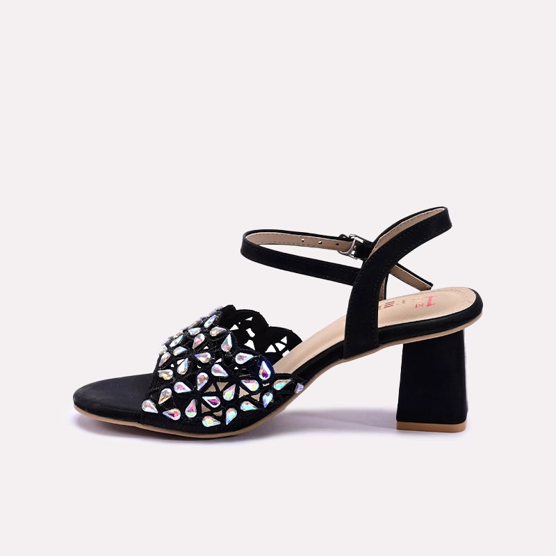 Black Bridal Sandals 0421300