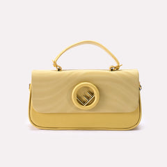Casual Hand Bags Yellow 0322156