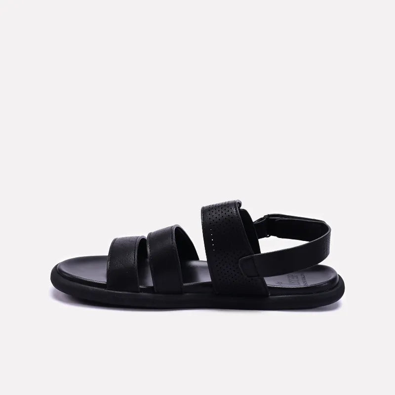 Black Casual Sandals For Men 0141229