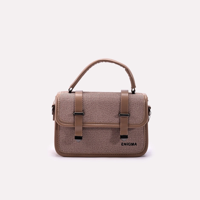 Casual Hand Bags Light Brown 0322047