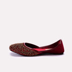 Fancy Khussa Maroon 0460023
