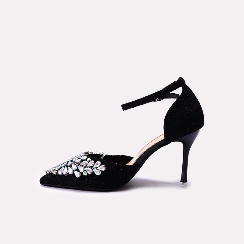 Bridal Court Shoes Black 0450195